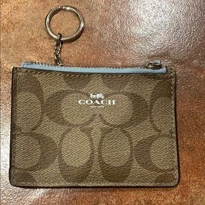 Coach keychain card case